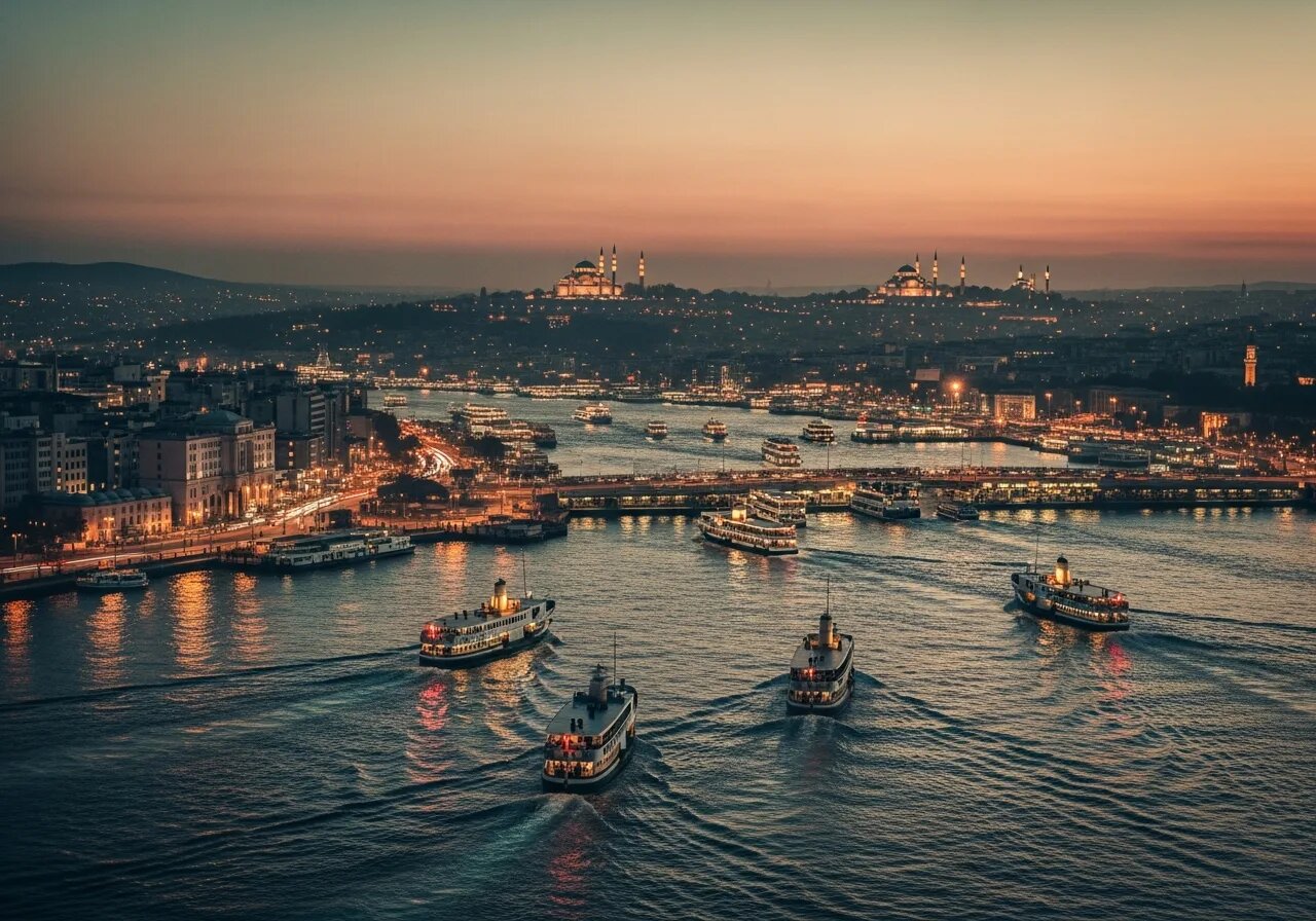 Istanbul at dusk — Youssef Sadaki as PR Manager, International Patient Aid Society, May 2013 to July 2014